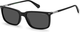 Polaroid PLD 2117/S 807/M9 Mens Sunglasses Black Size 55