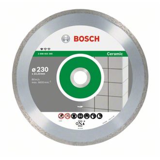 Bosch Disco De Diamante Standard For Ceramic 150x22,23x1,6x7 Mm 2608602203