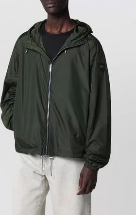 Canada Goose hooded jacket drawstring hem elastic cuffs