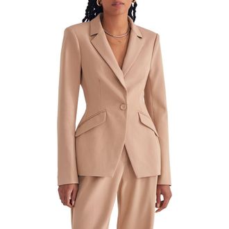 Favorite Daughter The Favorite Blazer in Beige at Nordstrom, Size Medium