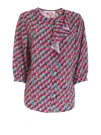 See By Chlo&eacute; Logo blouse in fuchsia