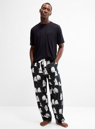 Cyberjammies Mens Wild animal pyjama pant