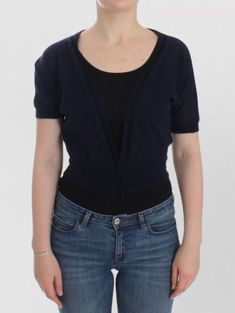 Ermanno Scervino cropped v-neck short-sleeve cardigan
