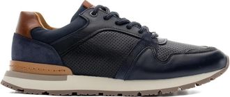 Ambitious Classic Runner - Heren - Sneakers - Blauw - 44 EU - Leer - Schoenen