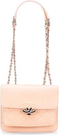 Chanel Borsa a spalla CC Box Flap mini in pelle Caviar trapuntata 2017-2018 - Rosa