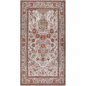 Beliani Rug BINNISZ Red 80 x 150 cm Cotton