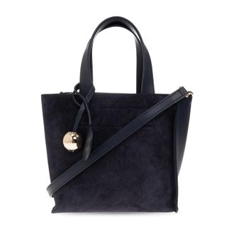 Furla Divide It Tote Mini - Dames - Handtassen - Blauw - ONE Size - Leer - Tassen