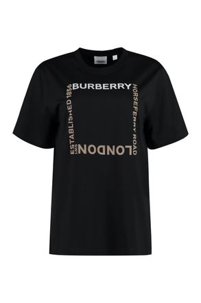 Burberry Katoenen T-shirt met ronde hals