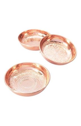 Coppermill Kitchen Vintage Inspired Copper Ring Dish Set/3 at Nordstrom