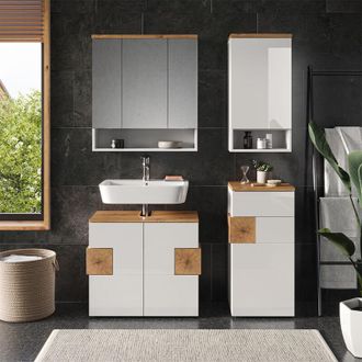 Vicco Mobile bagno Eden, Bianco, 40 x 77.5 cm con 4 scomparti