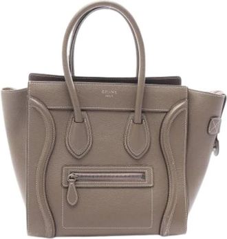 Celine Pre-owned Vintage Handbag - Dames - Vintage Handtas - Bruin - ONE Size - Leer - Vintage