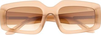 DEZI Read the Room 55mm Square Sunglasses in Honey Maple /Umber Faded at Nordstrom Rack