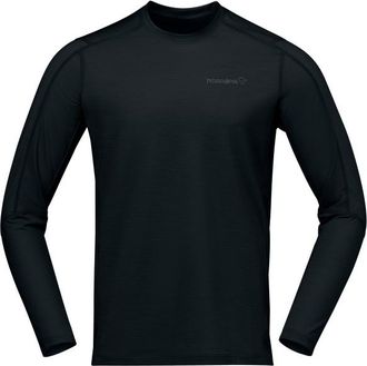 Norrøna Falketind EqualiserUll Long Sleeve Merinoshirt für Herren | schwarz