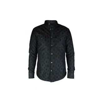 Philipp Plein Heren, Overhemden, Zwart, Maat: L Katoen