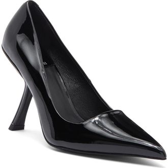 Jeffrey Campbell Sling It Pointed Toe Pump in Black Patent at Nordstrom Rack, Size 5