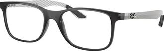 Ray-Ban Square Optical Frame - unisex - Brillen - Grijs - 55 MM - Accessoires