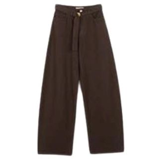 Twinset Dames, Broeken, Bruin, Maat: W25 Katoen