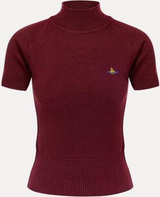 Vivienne Westwood Bea Turtleneck Top Wool Tartan XS Women