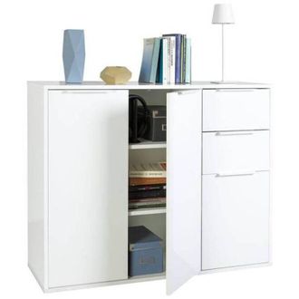 OEM Mobile 3a+2c 86,9x35,4x106 Cm Bianco/bianco Luc