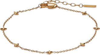 Alex and Ani Star Chain Anklet in Gold at Nordstrom