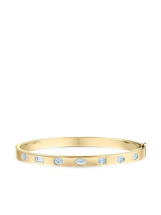 Kwiat Bracciale rigido sottile in oro 18kt con diamanti