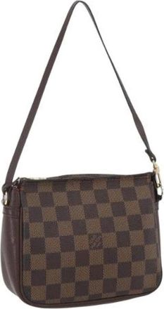 Louis Vuitton Pre-owned Shoulder Bags, female, Brown, Size: ONE SIZE Pre-owned Canvas Shoulder Bag