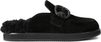 Kurt Geiger Womens Suede Bromley Chunky Mule Mules - Black - Size UK 5