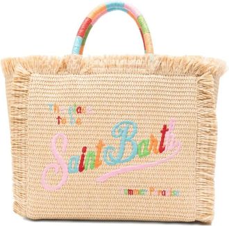 MC2 Saint Barth Tote Bags, female, Beige, Size: ONE SIZE Colette Straw N