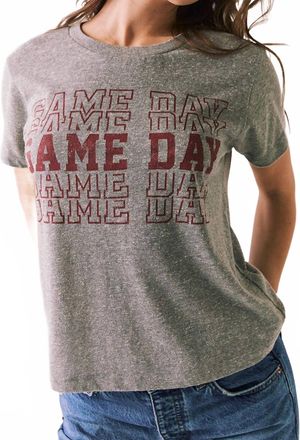 Chaser Game Day Tee In Gray