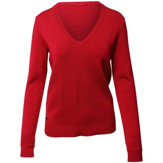 H&eacute;rve L&eacute;ger V-neck Sweater in Red Rayon