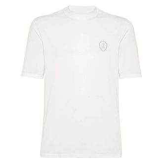 Brunello Cucinelli Logo-appliqu&eacute; T-shirt