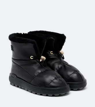 Bogner Botas de nieve Chamonix de piel
