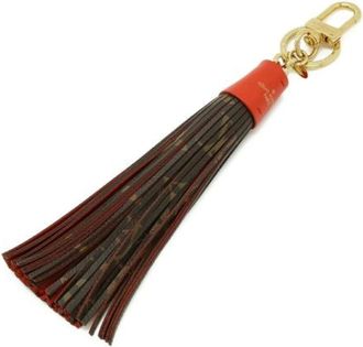 Louis Vuitton Pre-owned Accessories, female, Red, Size: ONE SIZE Pre-owned Canvas Key Holder