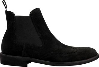Alexander 1910 Schoenen, Heren, Zwart, 40 EU, Leer, Stivaletto Chelsea Boots - Scamosciato coda di rondine
