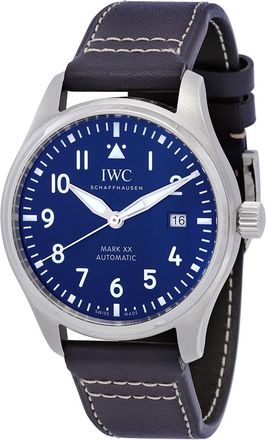 IWC Pre-owned IWC Mark XX Pilots Automatic Blue Dial Mens Watch IW328203