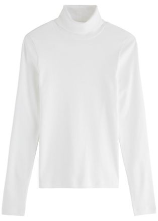 Flore Flore Flore Flore Dinah Turtleneck Cotton top - White - S (UK8-10 / S)