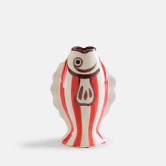 La Redoute Interieurs Visvormige vaas van keramiek, 31 cm hoog, FISKA