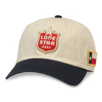 American Needle Lone Star Black And Adjustable Strapback Hat