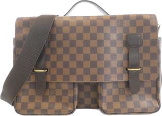 Louis Vuitton Ebene Coated Canvas Shoulder Bag (Pre-Owned)