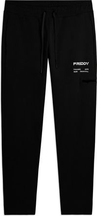Freddy Pantaloni sportivi gamba dritta con tasca laterale e logo