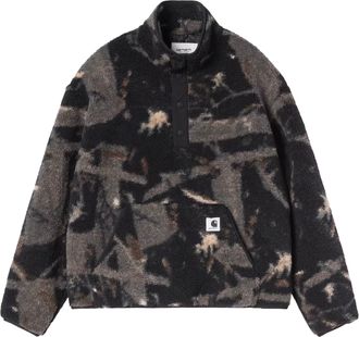 Carhartt Work in Progress W Elliot High Neck Camo Pile Pullover Jacket