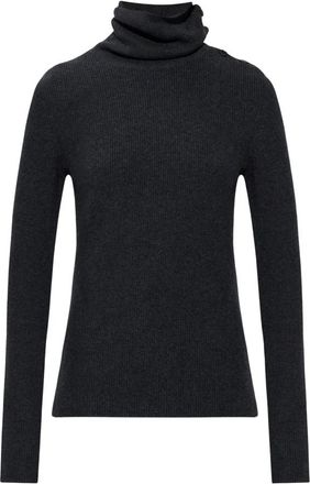 Lisa Yang Sabrine Turtleneck - Dames - Coltruien - Grijs - M - Katoen - Truien & Vesten