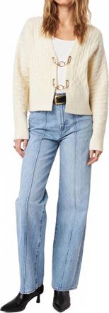 John & Jenn Emile Cardigan Sweater In Cream