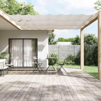 vidaXL Toldo Vertical Blanco 140x600 Cm Tela Oxford Vidaxl