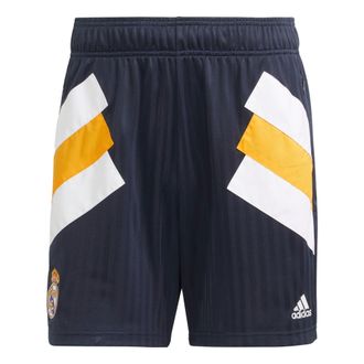 adidas Real Madrid Icon Shorts Asia Sizing Dark Navy HT6457