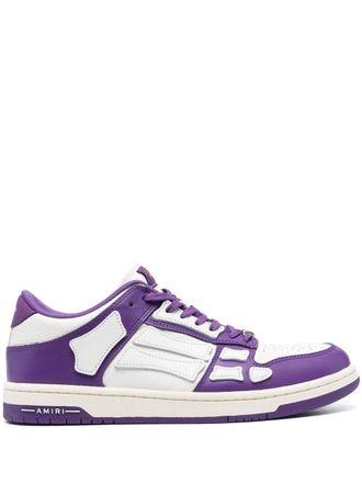 Amiri Skel low-top sneakers - men - Calf Leather/Rubber/Fabric - 45 - White