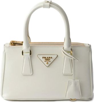 Prada Borsa tote Galleria mini - Bianco