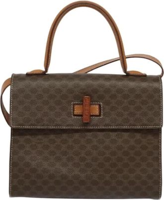 Celine Pre-owned Leather celine-bags - Dames - Vintage Handtas - Bruin - ONE Size - Leer - Vintage