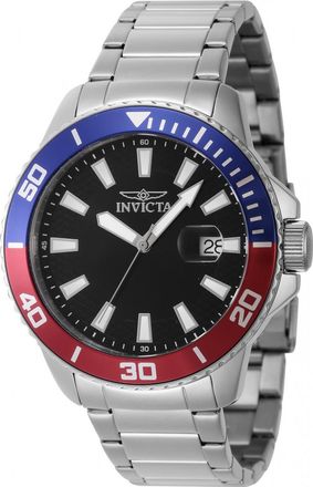 Invicta IN-46065 Mens Pro Diver Watch - Silver - One Size