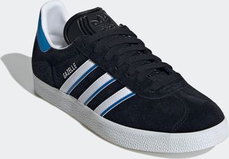 adidas Sneaker ADIDAS ORIGINALS GAZELLE, Herren, Gr. 38,5, blau (core schwarz, bright blau, cloud wei&szlig;), Leder, Synthetik, Schuhe Sneaker